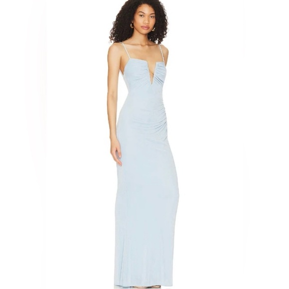 Katie May Powder Blue Erykah Gown - Picture 1 of 7